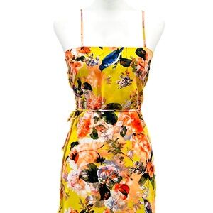 Lovely Day Yellow Floral Dress